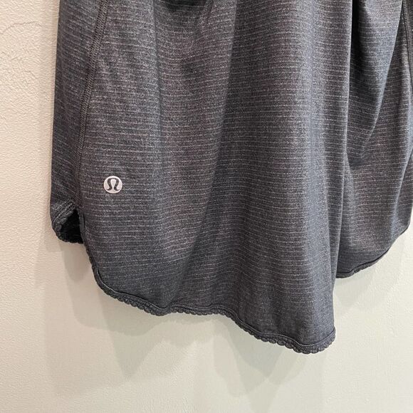 Lululemon Dark Heather Gray Stripe Racerback Tank Top - Picture 5 of 9